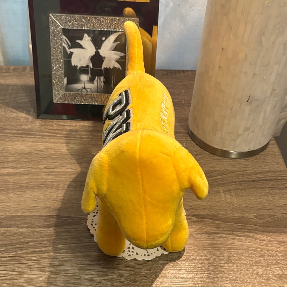 Yellow Plush Dog with PN Logo PINK Victoria’s Secret - Picture 2 of 5